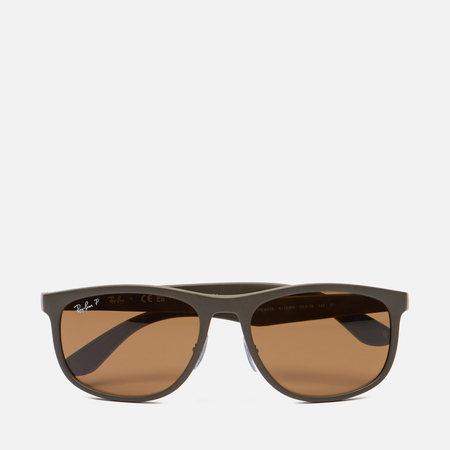 фото Солнцезащитные очки ray-ban rb4468 polarized, цвет коричневый, размер 59mm