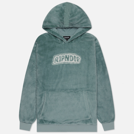 фото Мужская толстовка ripndip bubble sherpa hoodie, цвет серый, размер s