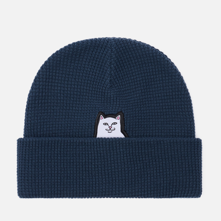 фото Шапка ripndip lord nermal waffle, цвет синий