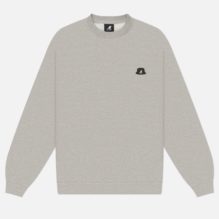фото Мужская толстовка kangol legacy graphic, цвет серый, размер m