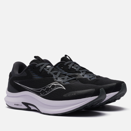 фото Мужские кроссовки saucony axon 2, цвет чёрный, размер 40.5 eu