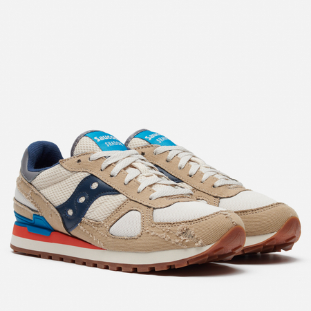 фото Мужские кроссовки saucony shadow original, цвет бежевый, размер 41 eu