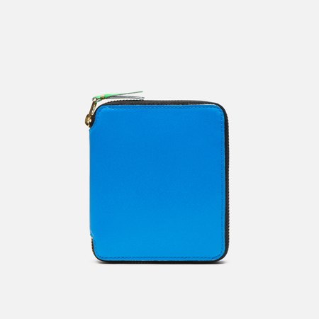 фото Кошелек comme des garcons wallet sa2100sf super fluo, цвет голубой