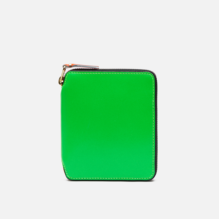 фото Кошелек comme des garcons wallet sa2100sf super fluo, цвет зелёный