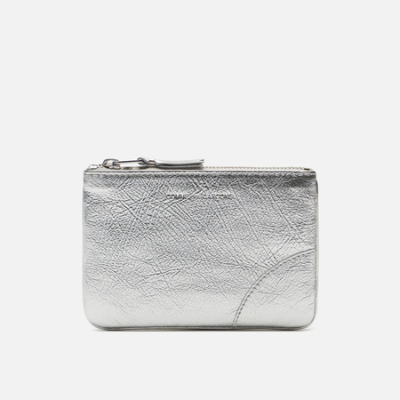 фото Кошелек comme des garcons wallet sa8100g gold line, цвет серебряный