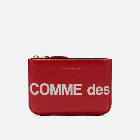 фото Кошелек comme des garcons wallet sa8100hl huge logo, цвет красный