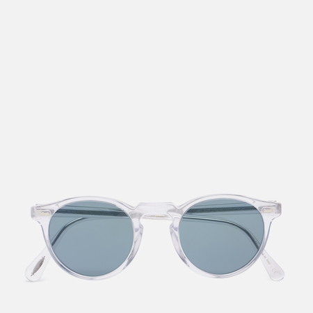фото Солнцезащитные очки oliver peoples gregory peck, цвет серебряный, размер 47mm