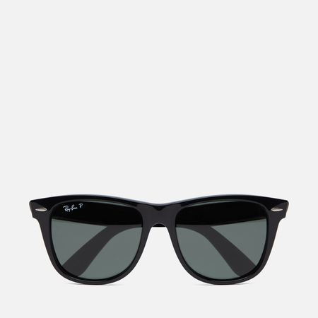 фото Солнцезащитные очки ray-ban original wayfarer classic polarized, цвет чёрный, размер 54mm