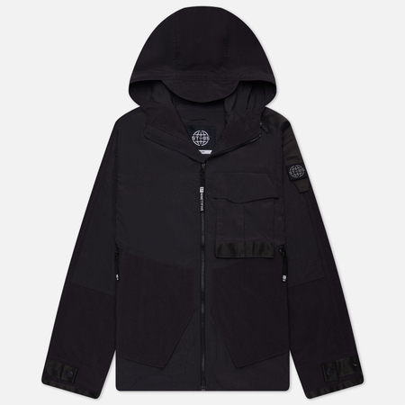 фото Мужская куртка ветровка st-95 jp-8 anorak, цвет чёрный, размер s