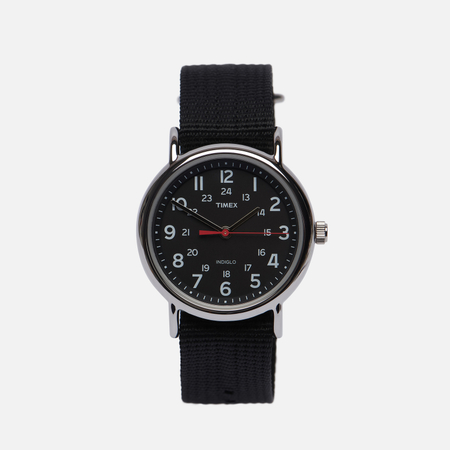 фото Наручные часы timex weekender, цвет чёрный