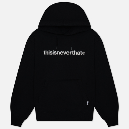 фото Мужская толстовка thisisneverthat t-logo hoodie, цвет чёрный, размер xl