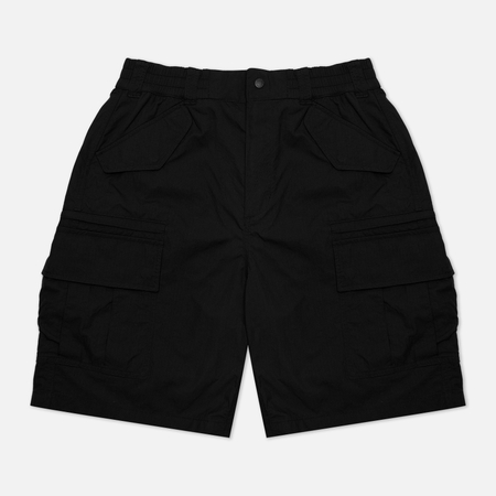 фото Мужские шорты thisisneverthat nylon ripstop cargo, цвет чёрный, размер s