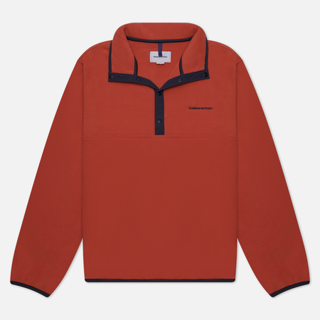 фото Мужская толстовка thisisneverthat fleece, цвет красный, размер s
