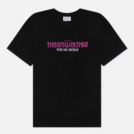 фото Мужская футболка thisisneverthat swallow, цвет чёрный, размер s