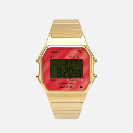 фото Наручные часы timex tw2v19200 timex t80, цвет золотой