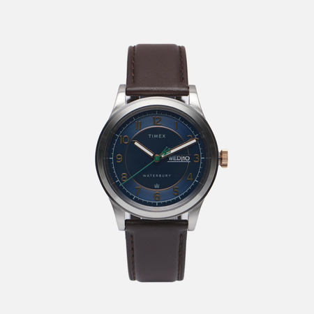 фото Наручные часы timex waterbury traditional, цвет коричневый