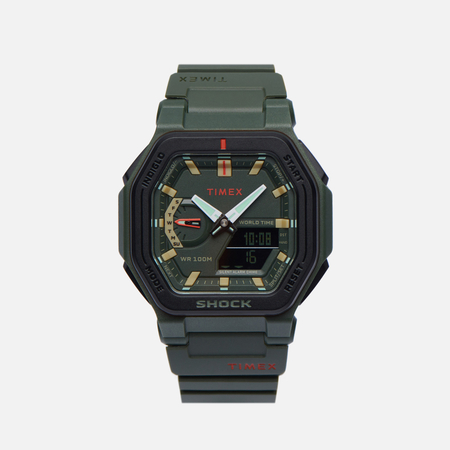 фото Наручные часы timex command encounter, цвет оливковый