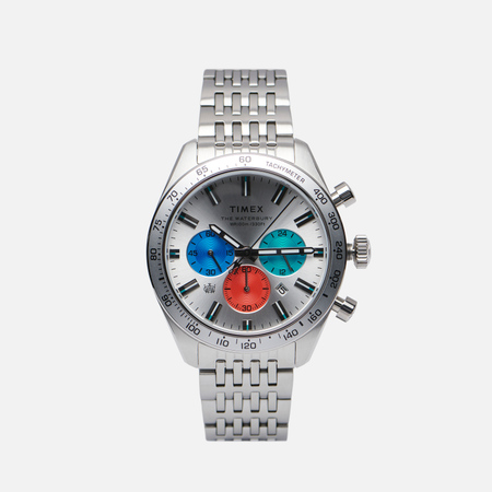 фото Наручные часы timex waterbury chronograph, цвет серебряный