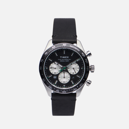 фото Наручные часы timex waterbury chronograph, цвет чёрный