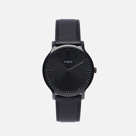 фото Наручные часы timex city collection, цвет чёрный
