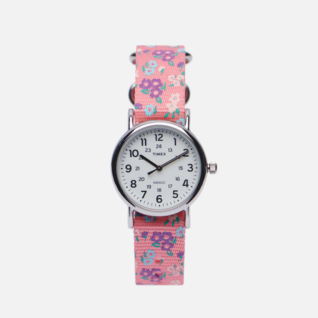 фото Наручные часы timex weekender, цвет розовый