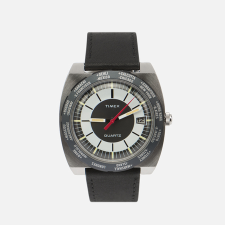 фото Наручные часы timex tw2v69500 timex world time 1972 reissue, цвет чёрный