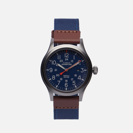 фото Наручные часы timex expedition scout, цвет синий