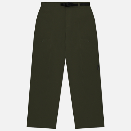 фото Мужские брюки uniform bridge 23ss six strap, цвет зелёный, размер m