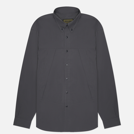 фото Мужская рубашка uniform bridge monster pocket, цвет серый, размер m