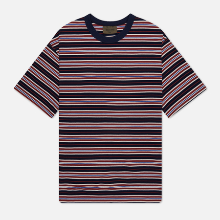 фото Мужская футболка uniform bridge vintage stripe, цвет синий, размер m