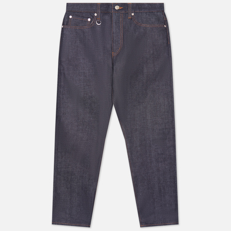 фото Мужские джинсы uniform experiment rigid denim wide fit stretch selvedge, цвет синий, размер s