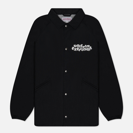 фото Мужская куртка ветровка uniform experiment insane coach turtle, цвет чёрный, размер s