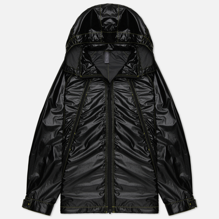 фото Мужская куртка ветровка unaffected oblique zip jumper, цвет чёрный, размер s