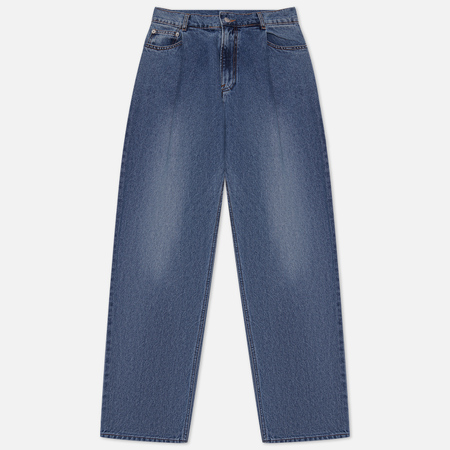 фото Мужские джинсы unaffected one tuck wide denim 23fw, цвет синий, размер s
