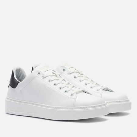 фото Мужские кроссовки woolrich classic court leather, цвет белый, размер 40 eu