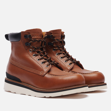 фото Мужские ботинки woolrich loafer toscano, цвет коричневый, размер 40 eu