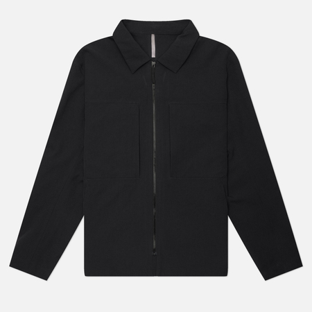 фото Мужская рубашка arcteryx veilance mionn softshell overshirt, цвет чёрный, размер xl