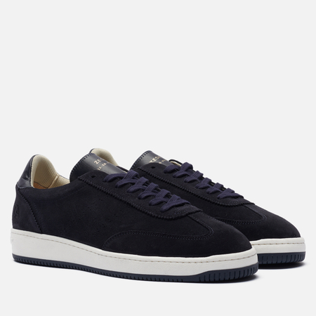 фото Мужские кроссовки zespa zspgt max suede monochrome, цвет синий, размер 40 eu