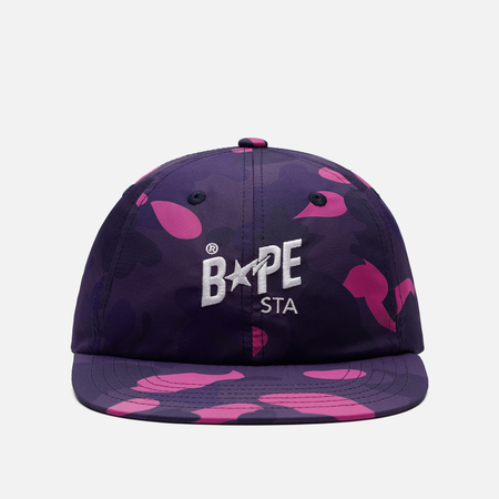 Кепка A Bathing Ape Color Camo BAPE STA Panel, цвет фиолетовый