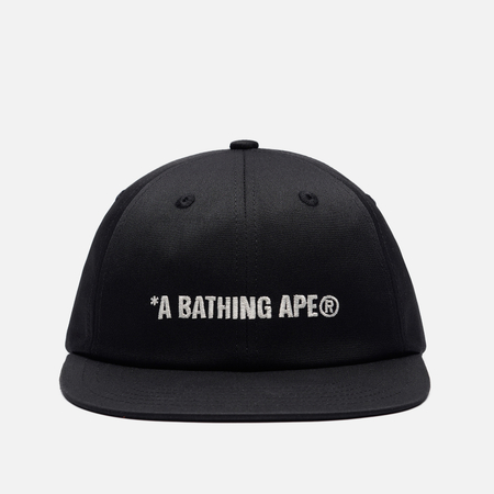 Кепка A Bathing Ape Logo Panel, цвет чёрный
