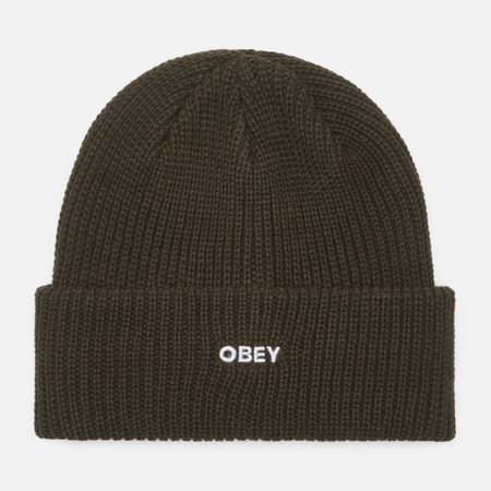 Шапка OBEY Future, цвет оливковый