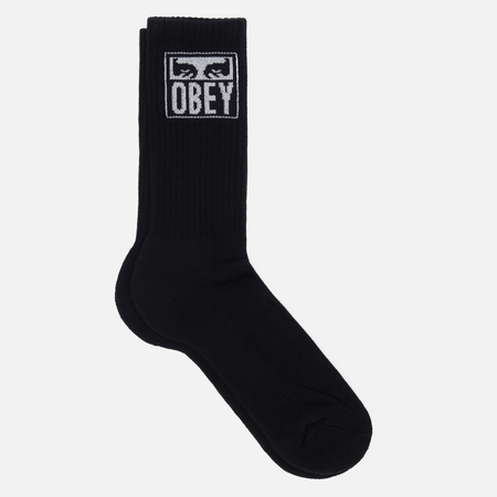 Носки OBEY Eyes Icon, цвет чёрный, размер 40-46 EU