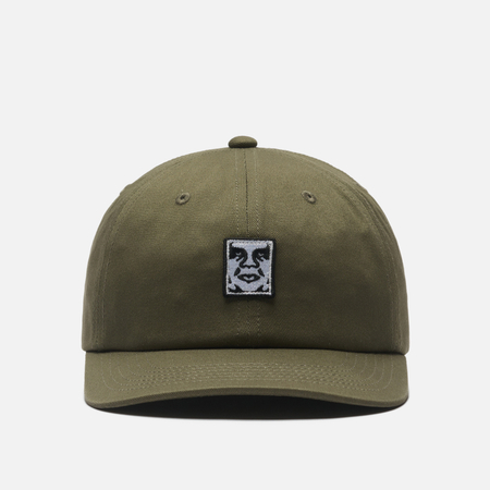 Кепка OBEY Icon Patch 6 Panel, цвет оливковый