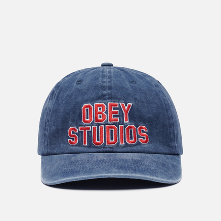 Кепка OBEY Pigment Obey Studios 6 Panel, цвет синий