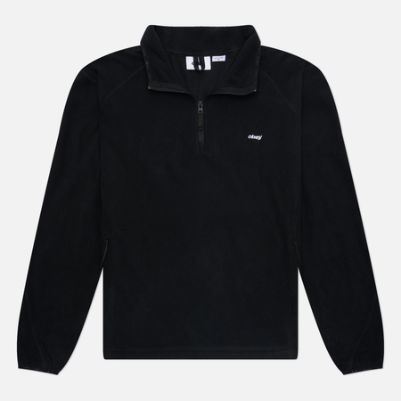 Мужская толстовка OBEY Vetta Polar Fleece Pullover Fleece, цвет чёрный, размер XXL