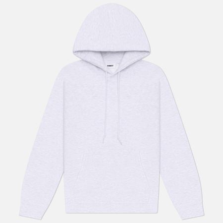 Мужская толстовка OBEY Established Works Bold Hoodie II Fleece, цвет серый, размер S