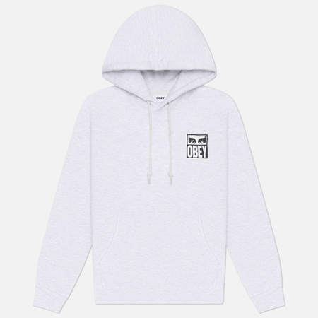 Мужская толстовка OBEY Eyes Icon Hoodie Fleece, цвет серый, размер M