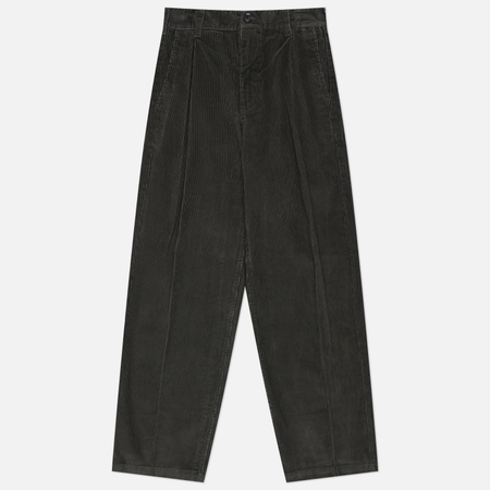 Мужские брюки OBEY Dean Pleated Corduroy, цвет коричневый, размер 34
