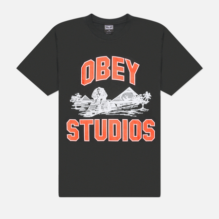 Мужская футболка OBEY Cairo, цвет чёрный, размер L