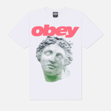 Мужская футболка OBEY Etruscan, цвет белый, размер L
